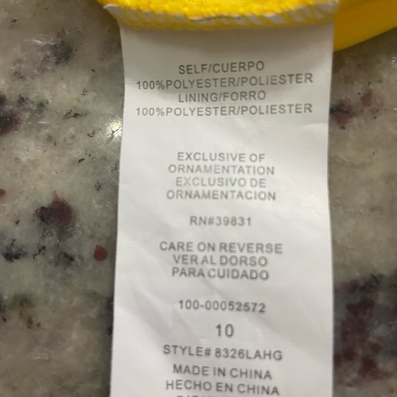 SEQUIN HEARTS DRESS / Size: 10 - Picture 8 of 9